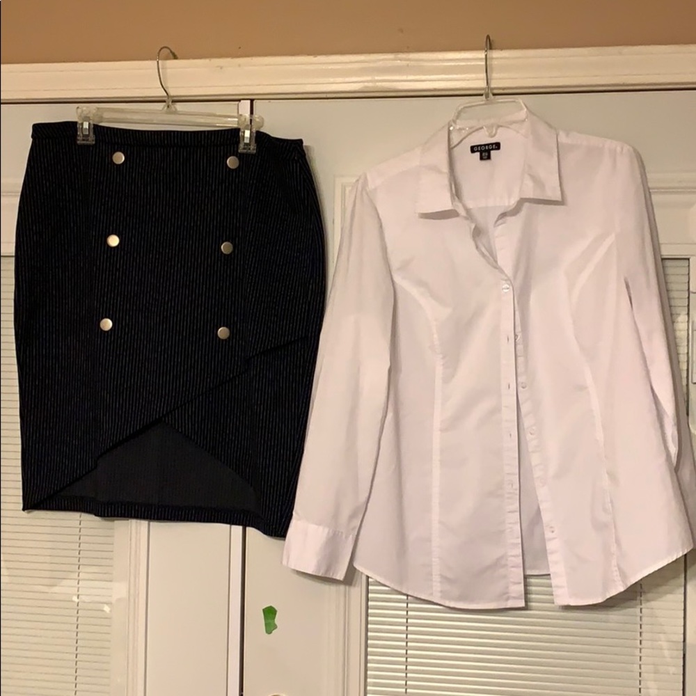 Blouses and skirt set very elegant